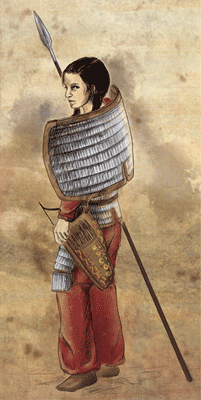 Skythische Kriegerin